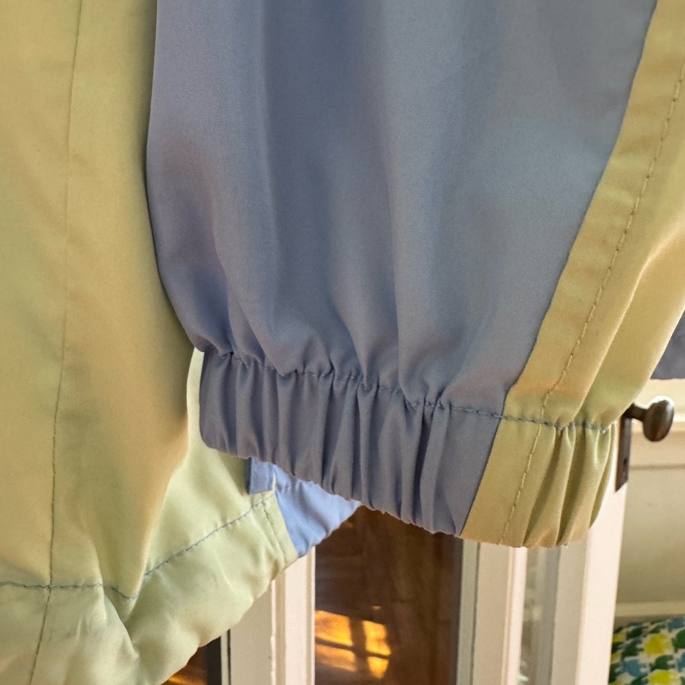 Eddie Bauer Colorblock Windbreaker - Periwinkle and Soft Yellow - Picture 9 of 16